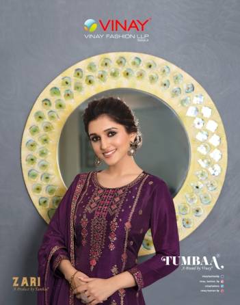 Tumbaa Zari By Vinay Designer Readymade salwar Kameez Collection